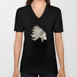Native American Heritage American V Neck T Shirt