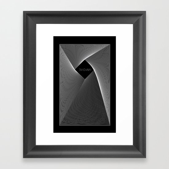 INNOVE - Black edition Framed Art Print