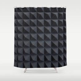 Recording studio sound dampening acoustical foam Shower Curtain
