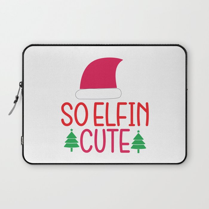 Christmas - So Elfin Cute Laptop Sleeve