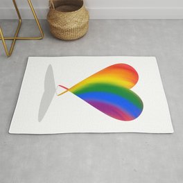 A Strong Heart: Pride version Rug