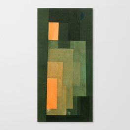 Paul Klee "Tower in Orange and Green 1922" Canvas Print