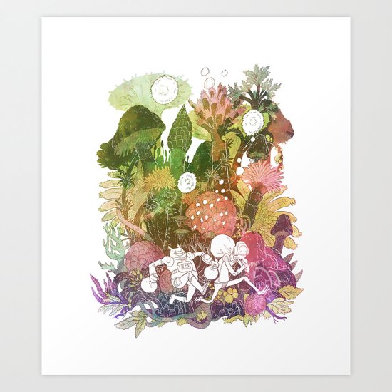 The Time Jerks Art Print