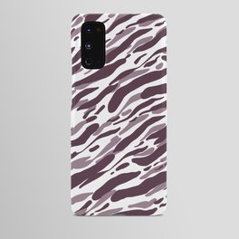 Animal print 2 purple Android Case