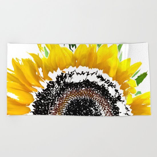 Sunflower Beach Towel