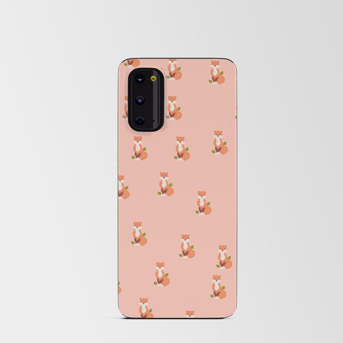 Cute red fox Android Card Case
