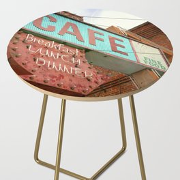 Vintage neon sign Side Table