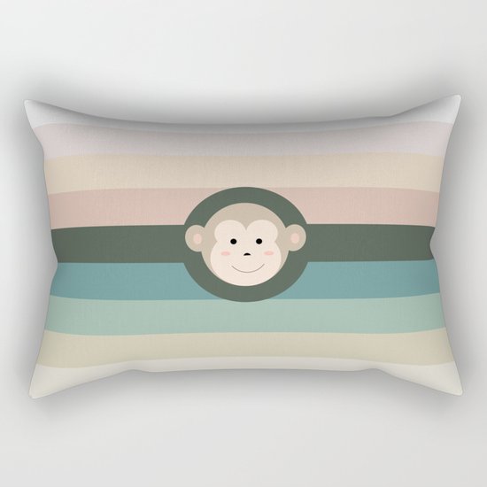Monkey Rectangular Pillow
