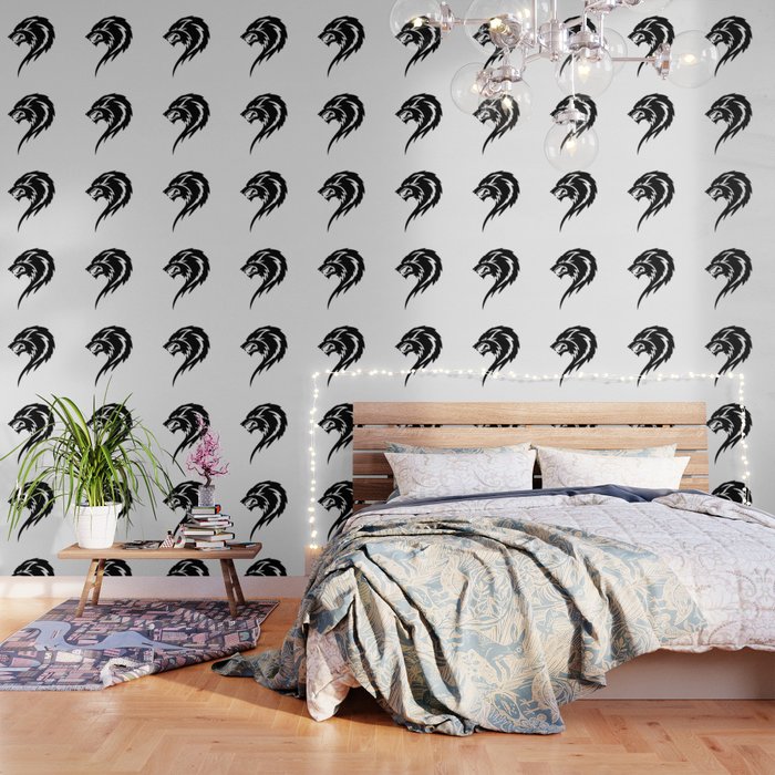 Tribal Wolf Wallpaper By Fosterchild Society6