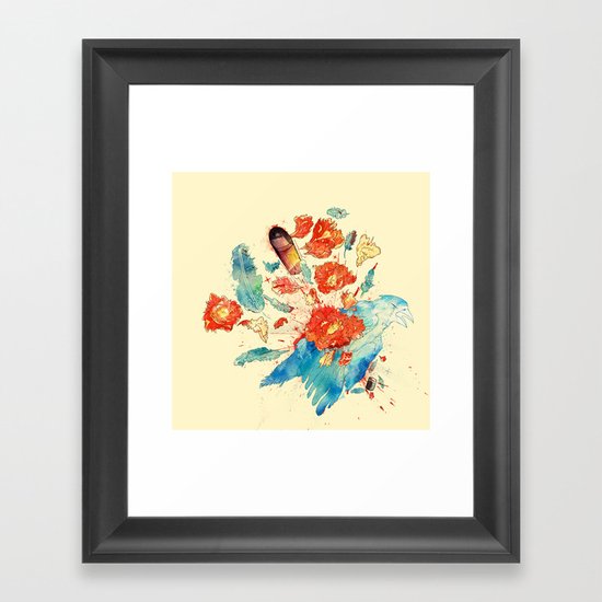 Beautiful Death Framed Art Print