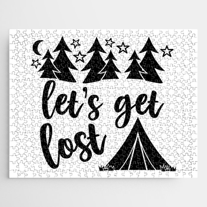 Let's Get Lost Camping Adventure Jigsaw Puzzle
