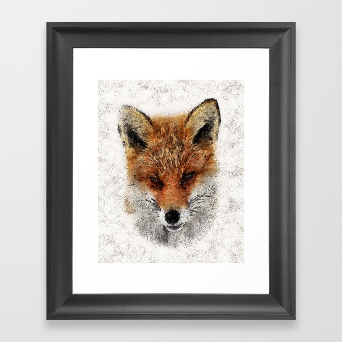 Fox II Framed Art Print