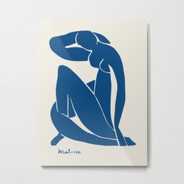 Henri Matisse - Blue Nude II, 1952 (Color of the Year 2020) Metal Print