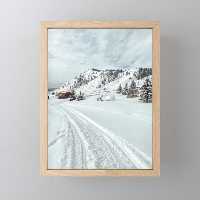 Winter Wonderland. Wyoming 2020 Framed Mini Art Print
