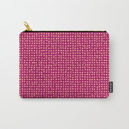 Gold dots on magenta - soft pastel Carry-All Pouch