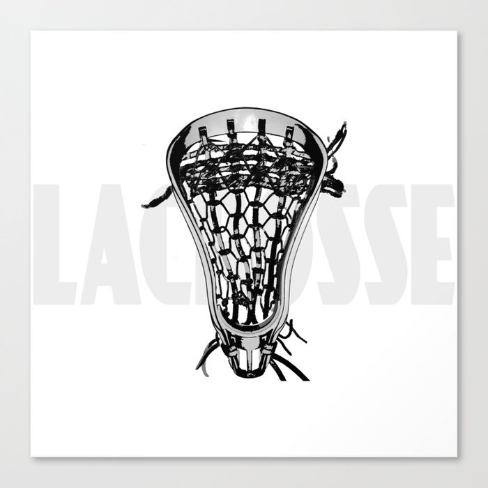 Lacrosse Negative Canvas Print