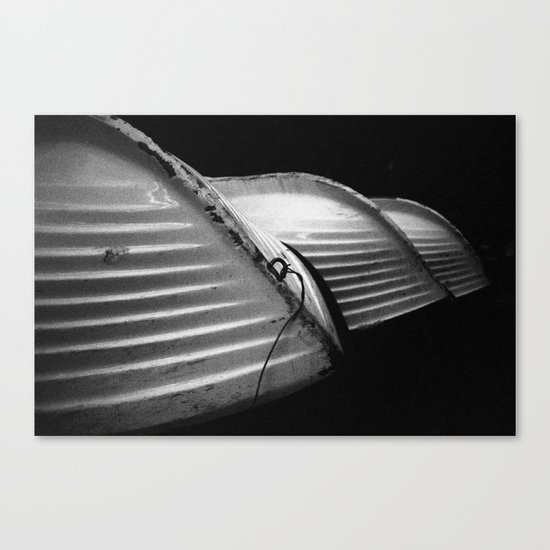 Row Boats 1 Canvas Print