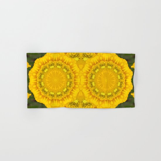 Yellow Flower Hand & Bath Towel