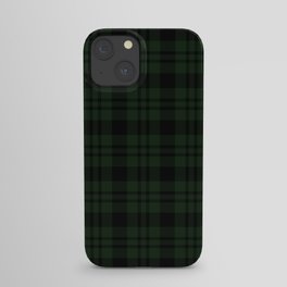 Plaid (Dark green) iPhone Case | Goth, Darkgreen, Vintage, Retro, Graphicdesign, Pattern, 90S, Grunge, Classic, Green 