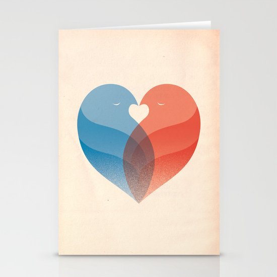 Lovebirds Stationery Cards