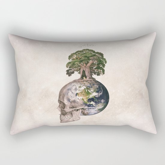 Life (Wandering Through Space) Rectangular Pillow