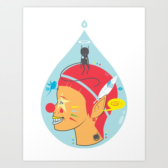 PRETENDED TO BE Art Print