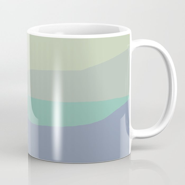 green mountains 1 pastel Coffee Mug