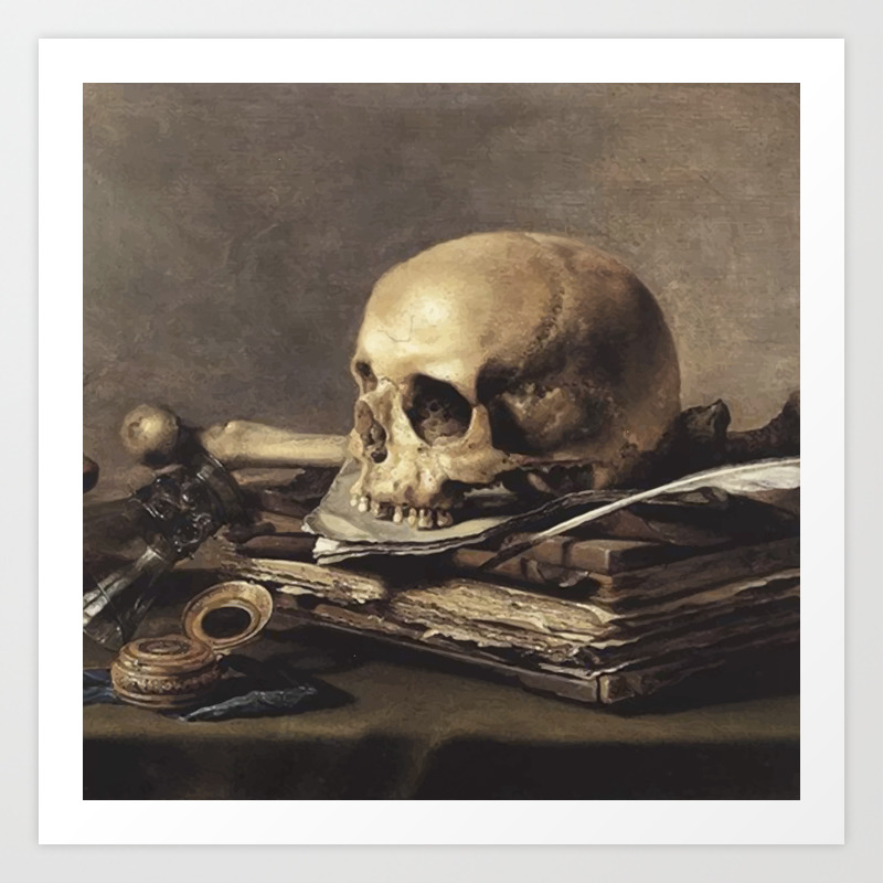 Still Life Dead Nature Art Print By Projectmoonlessnight Society6