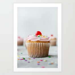 Delicious Cupcake Art Print