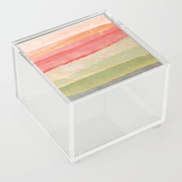 salty watercolor gradient Acrylic Box