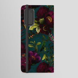 Before Midnight Vintage Flowers Garden Android Wallet Case