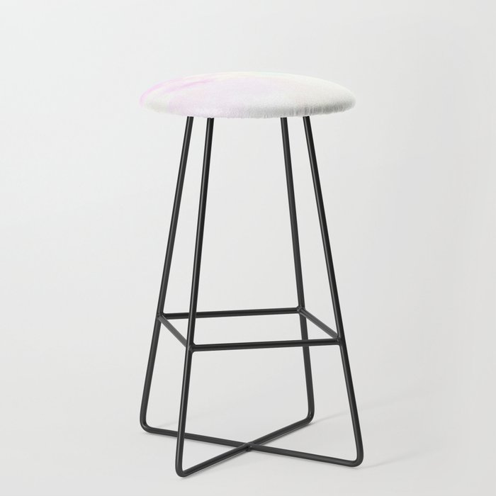 Rainbow watercolor Bar Stool