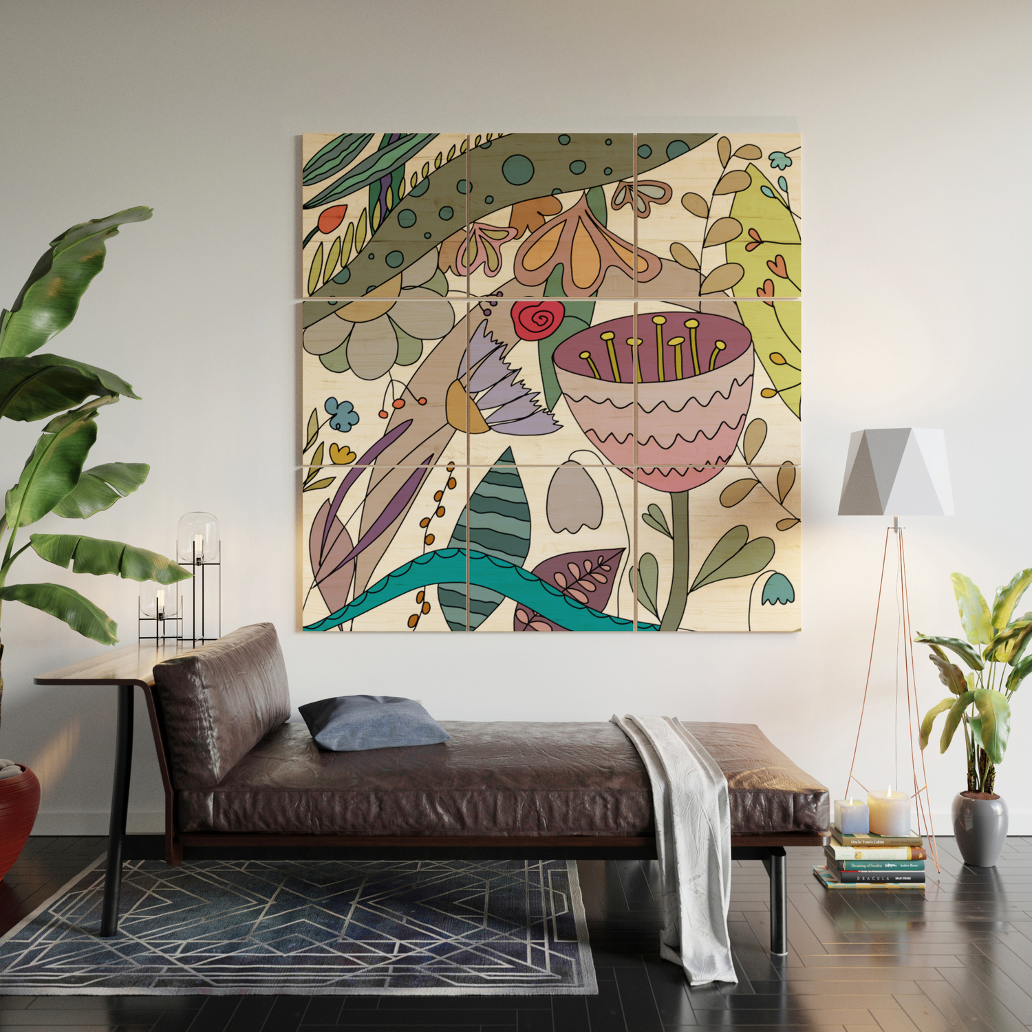 Fantasy Garden Wood Wall Art By Maylipkind