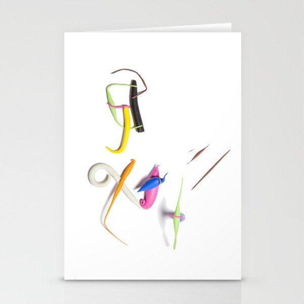 Shapes II Stationery Cards