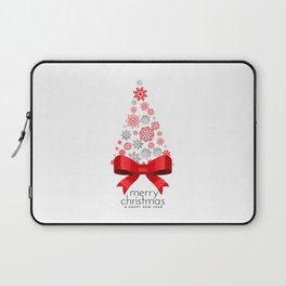 Christmas tree with snowflakes Laptop Sleeve