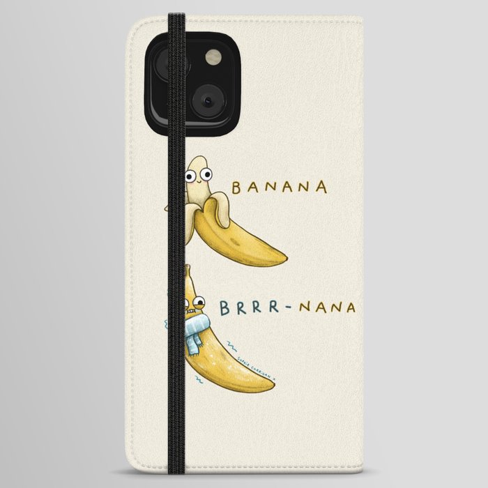 Banana Brrr-nana  iPhone Wallet Case