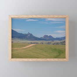 Road Through The Mountains Framed Mini Art Print