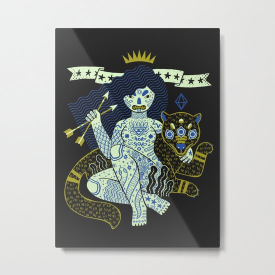 Perilous Queen Metal Print