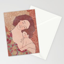 Mother and daughter Stationery Card