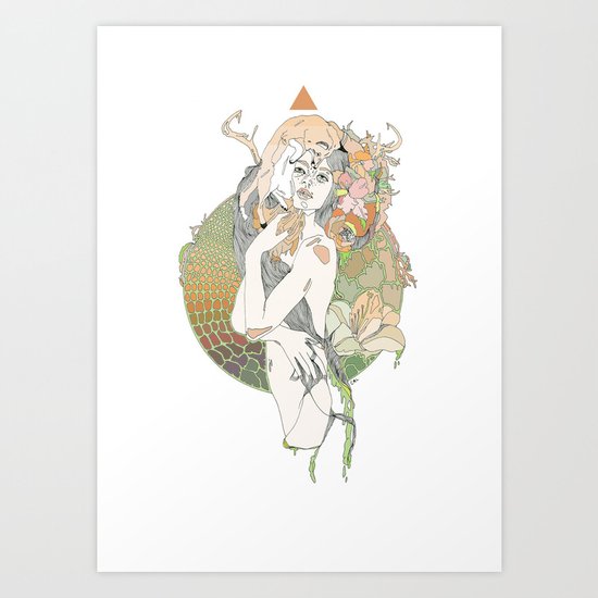pistil Art Print