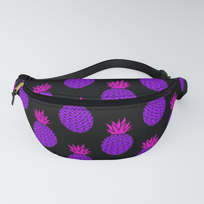 Purple Disco Pineapples Fanny Pack