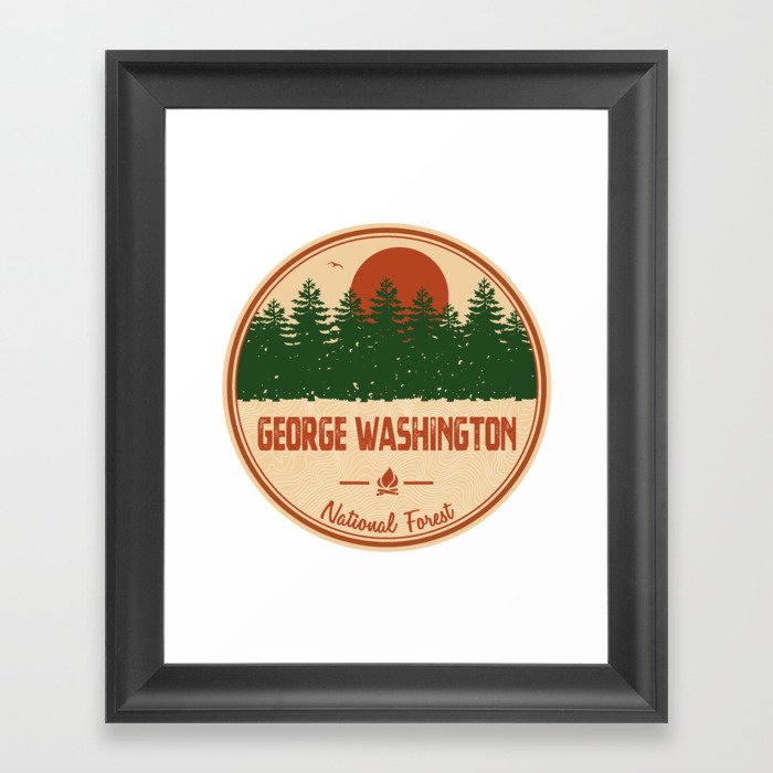George Washington National Forest Framed Art Print