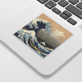 Hokusai - The great wave Sticker