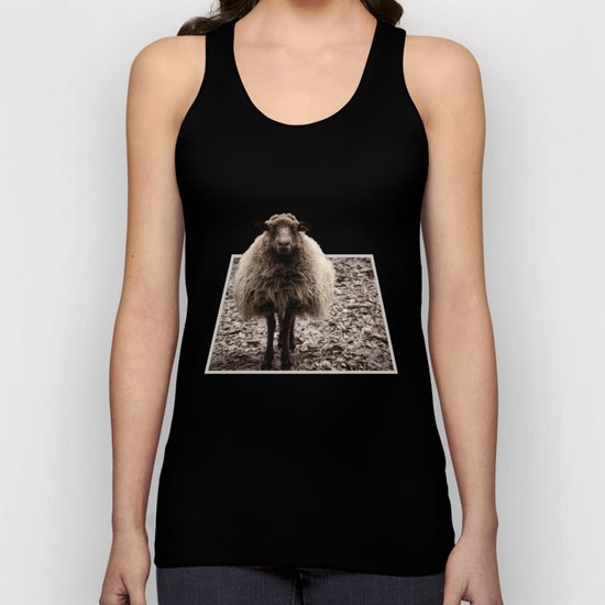 Sheep Stare Unisex Tank Top