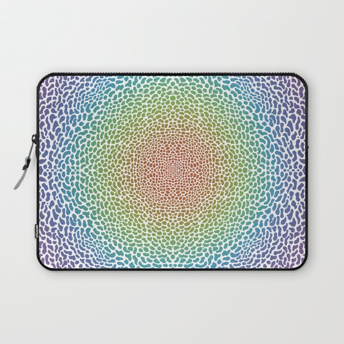 Mandala pattern #32 - colored version Laptop Sleeve