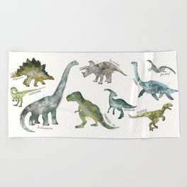 Dinosaurs Beach Towel