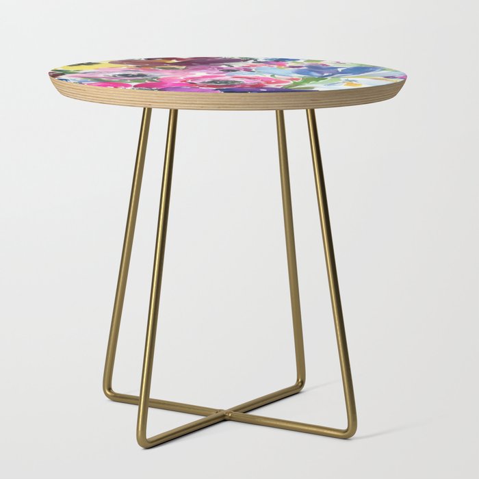 rainbow floral pattern N.o 2 Side Table