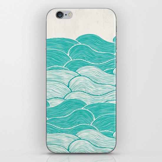The Calm and Stormy Seas iPhone & iPod Skin