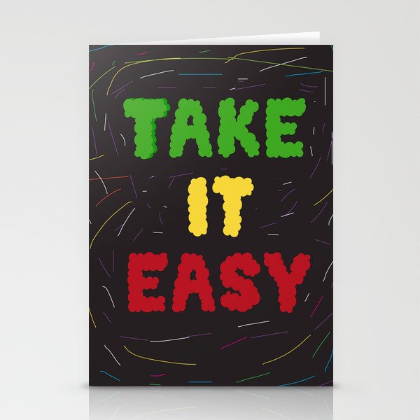 TAKE IT EASY Stationery Cards