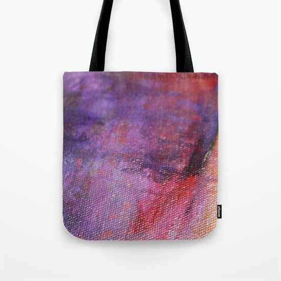 Red Vastness Tote Bag